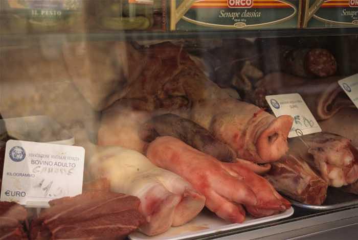 Venice Photograph - Butchers Shop in Venice by Michael Henderson Venice Photograph - Butchers Shop in Venice by Michael Henderson