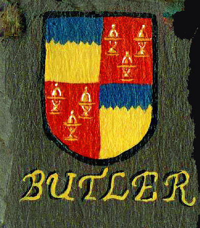 Butler Family Shield Painting by Barbara McDevitt