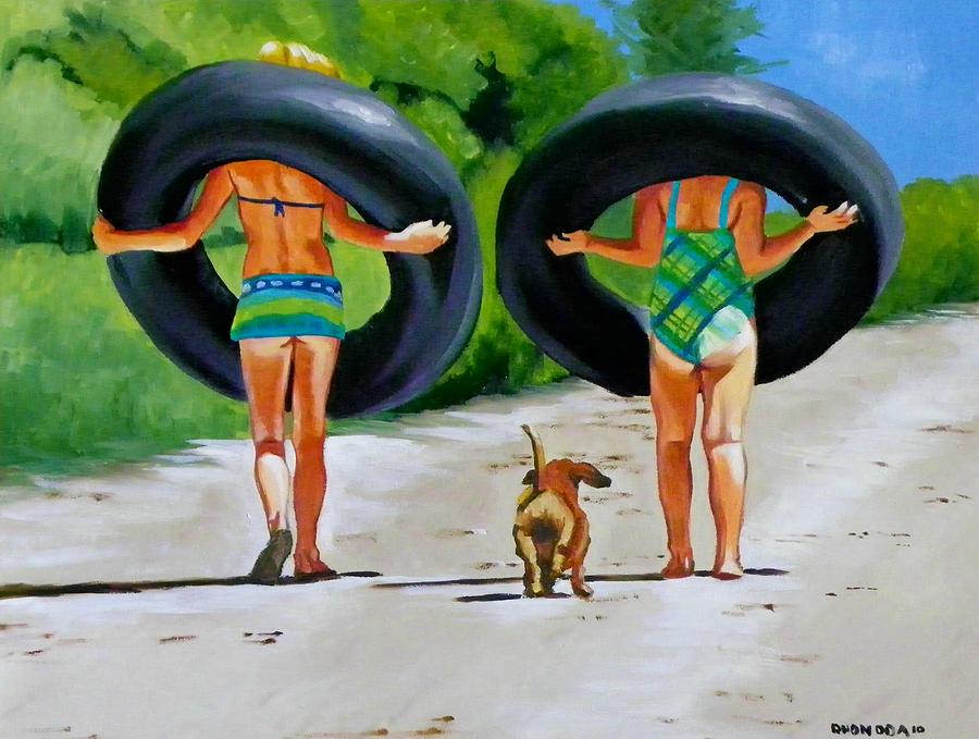 canvas painting of butt