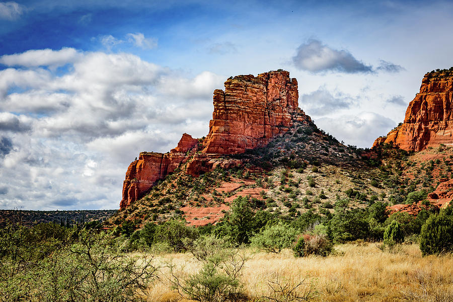 Butte In Sedona Arizona Photograph by Jon Berghoff - Pixels