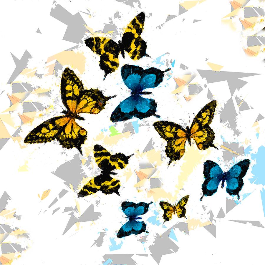 Butterflies 318 Painting by Movie Poster Prints