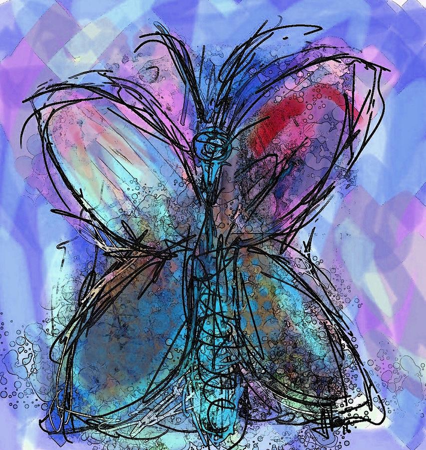 Butterfly 1 Painting by Jim Vance