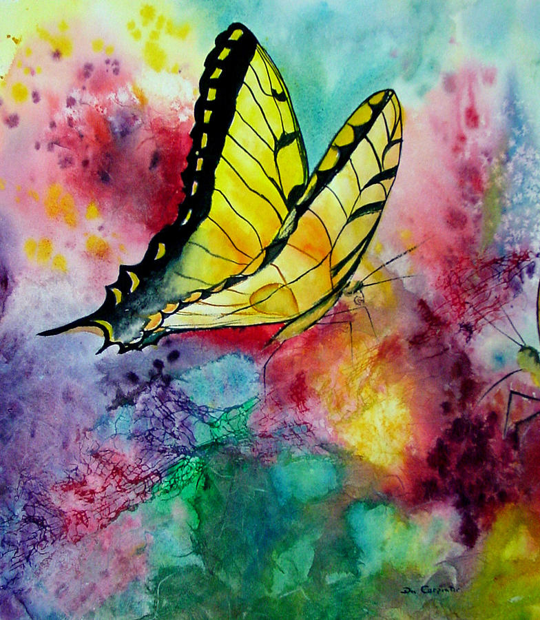 Butterfly 2 Painting by Dee Carpenter
