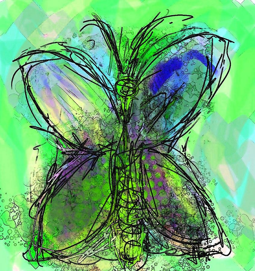Butterfly 2 Painting by Jim Vance