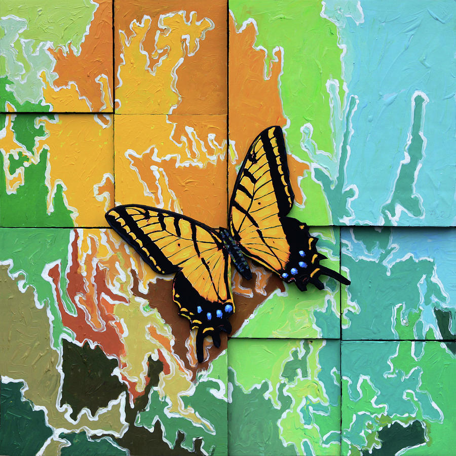 Butterfly Painting - Butterfly #2 by John Lautermilch