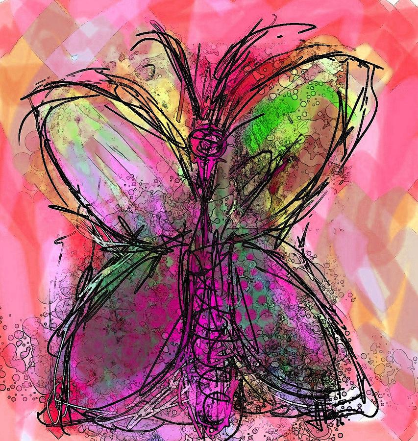 Butterfly 3 Painting by Jim Vance