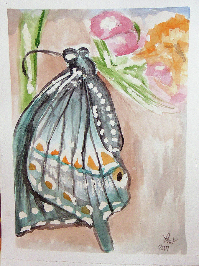 Butterfly 4 Painting by Loretta Nash