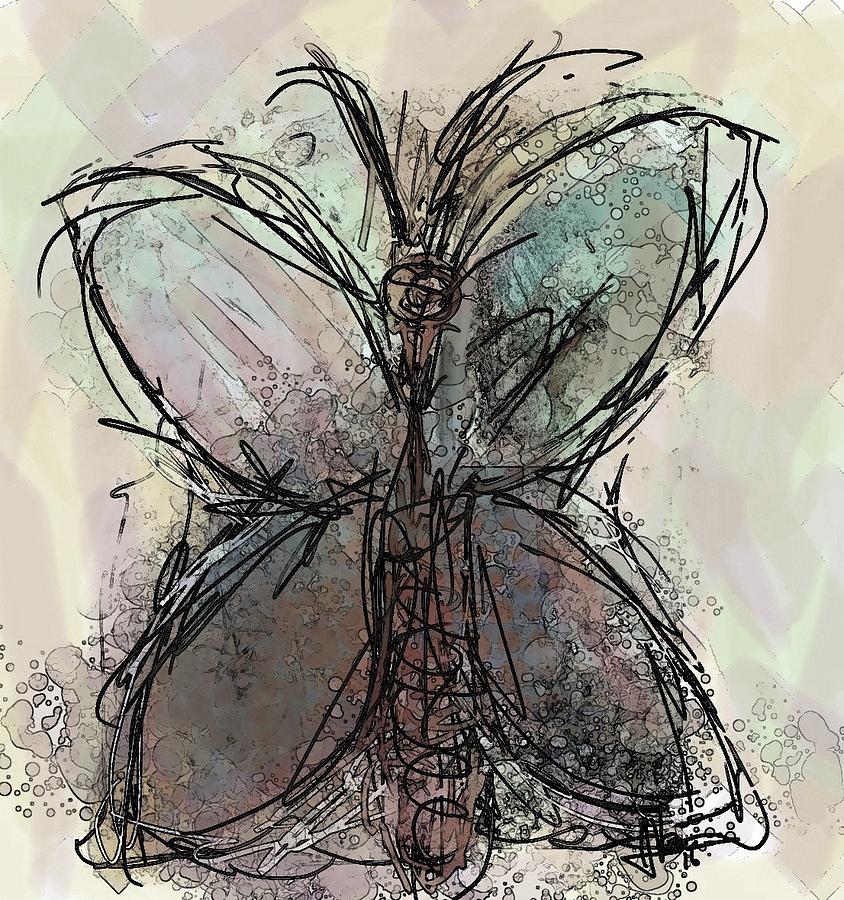 Butterfly 5 Painting by Jim Vance