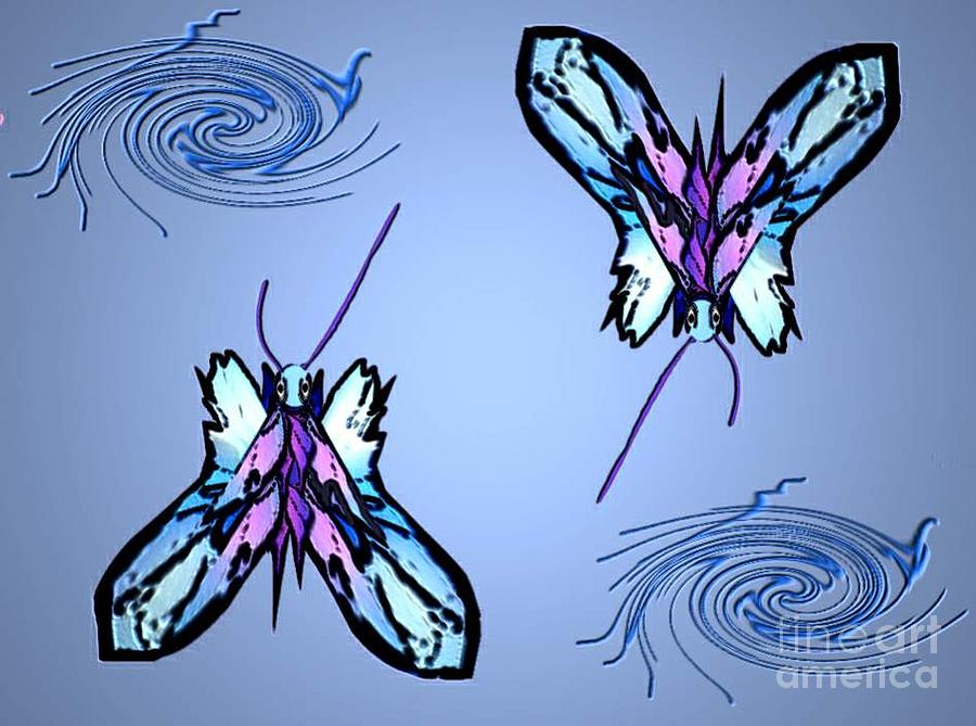 Butterfly Digital Art By Aline Pottier Gama Duarte Fine Art America