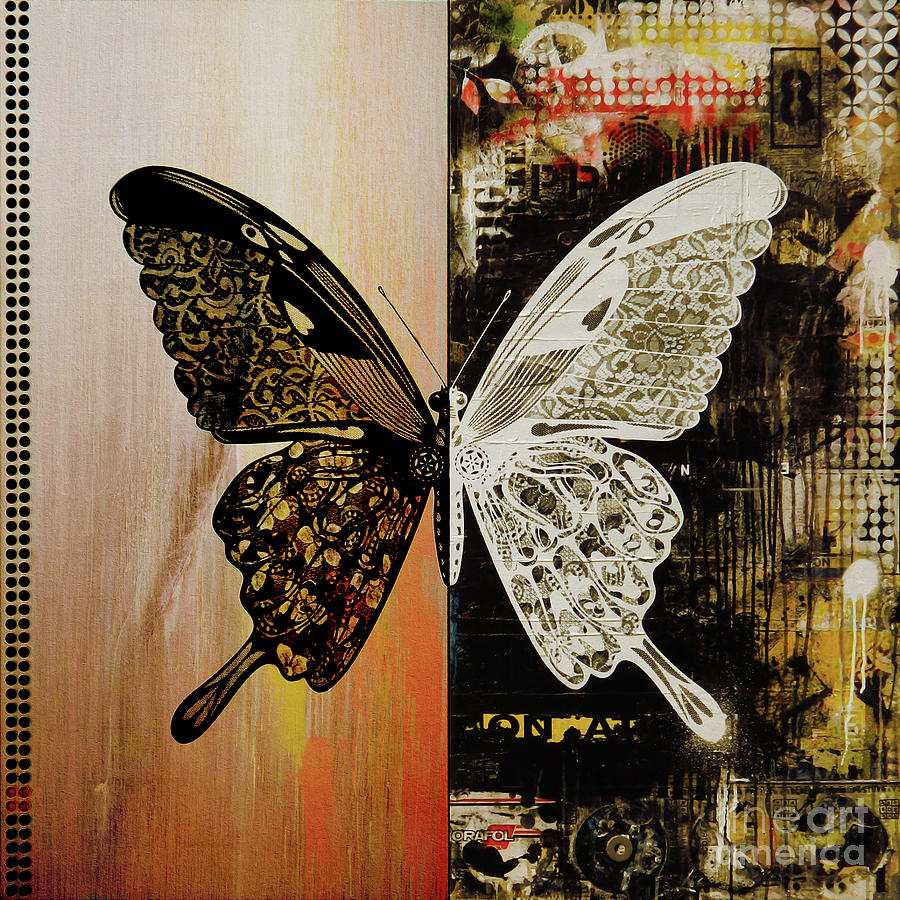 Butterfly Art 78Y Painting by Gull G