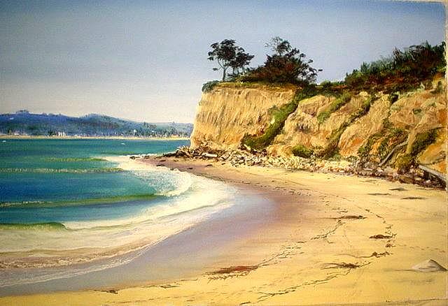 Butterfly Beach Winter Painting by Jeffrey Campbell