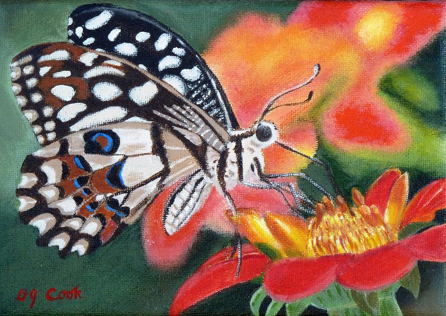 Butterfly Painting - Butterfly Beauty by Donna Cook