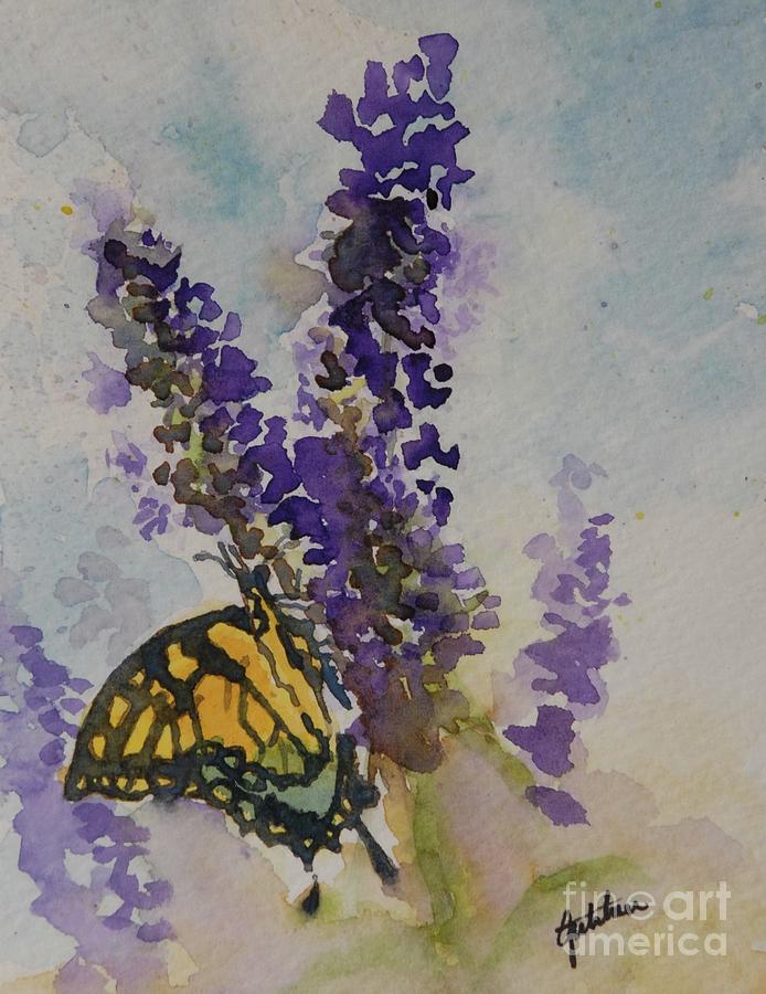 Butterfly Painting - Butterfly Bush by Gretchen Bjornson