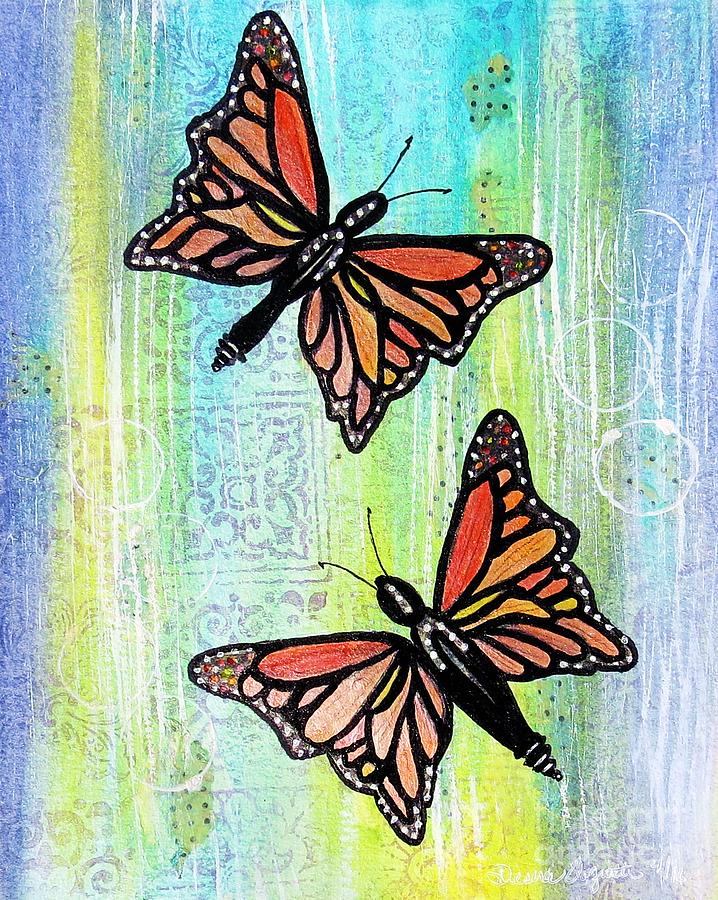 Butterfly Dance Painting by Desiree Paquette