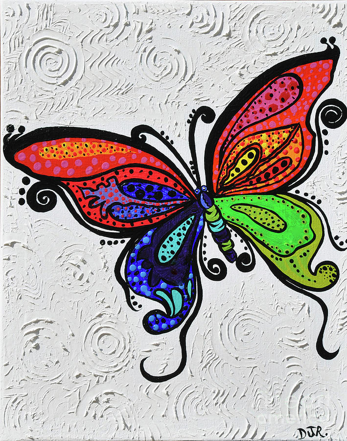 Butterfly Painting - Butterfly  by Davids Digits