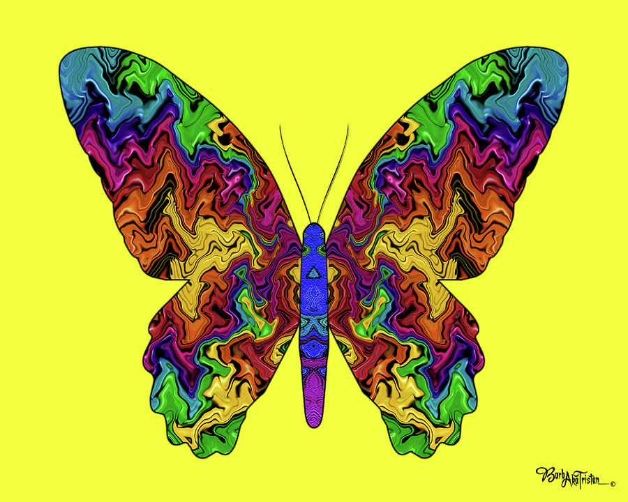 Butterfly Energy #026 Digital Art by Barbara Tristan