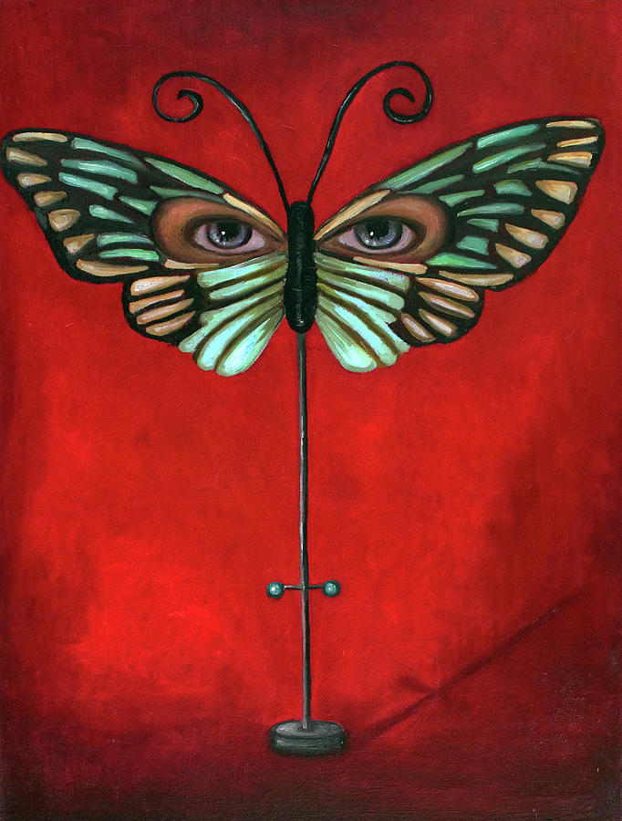 Butterfly Eyes Painting by Leah Saulnier The Painting Maniac