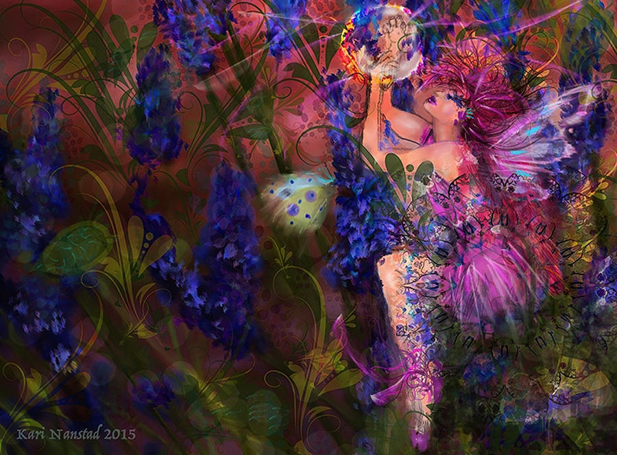 Butterfly Fairy Digital Art by Kari Nanstad