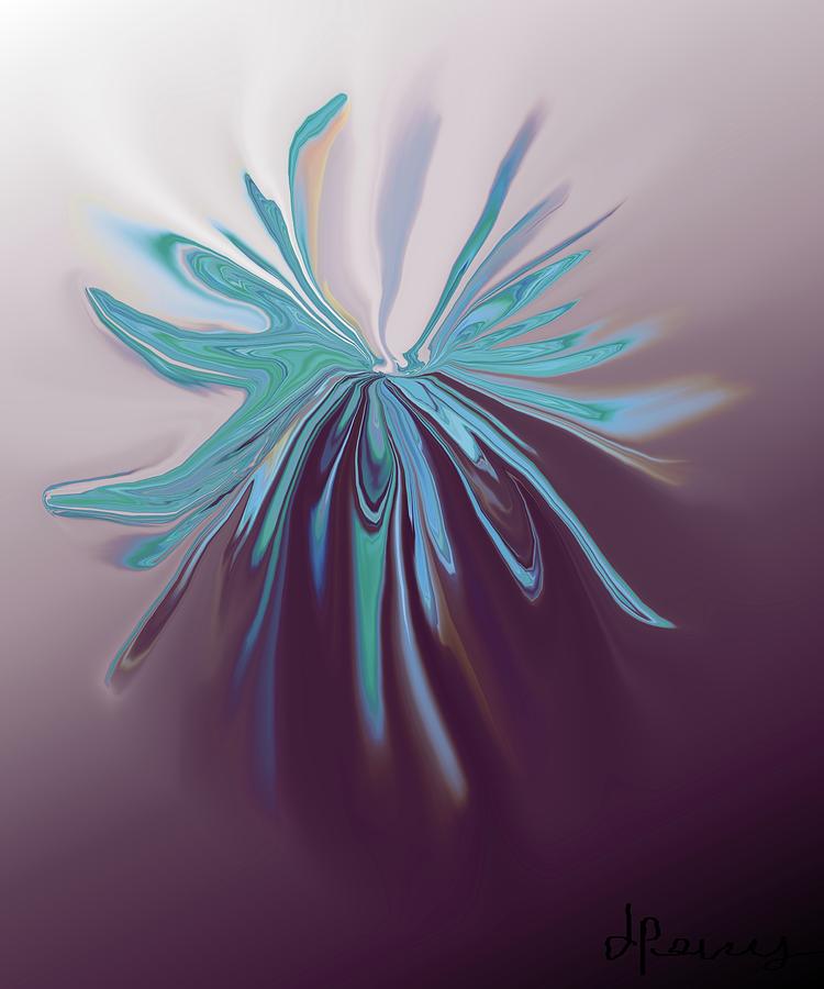 Butterfly Flower Digital Art by D Perry