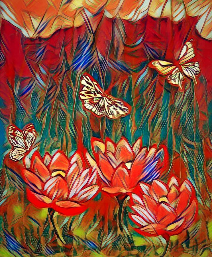 Butterfly garden by Kim Raine Johnson Butterfly garden by Kim Raine Johnson