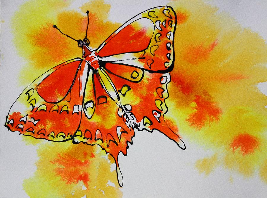 Butterfly III Painting by Tara Moorman