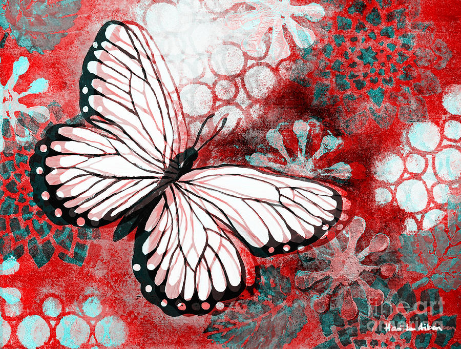 Butterfly In Flight #4 Digital Art by Hao Aiken