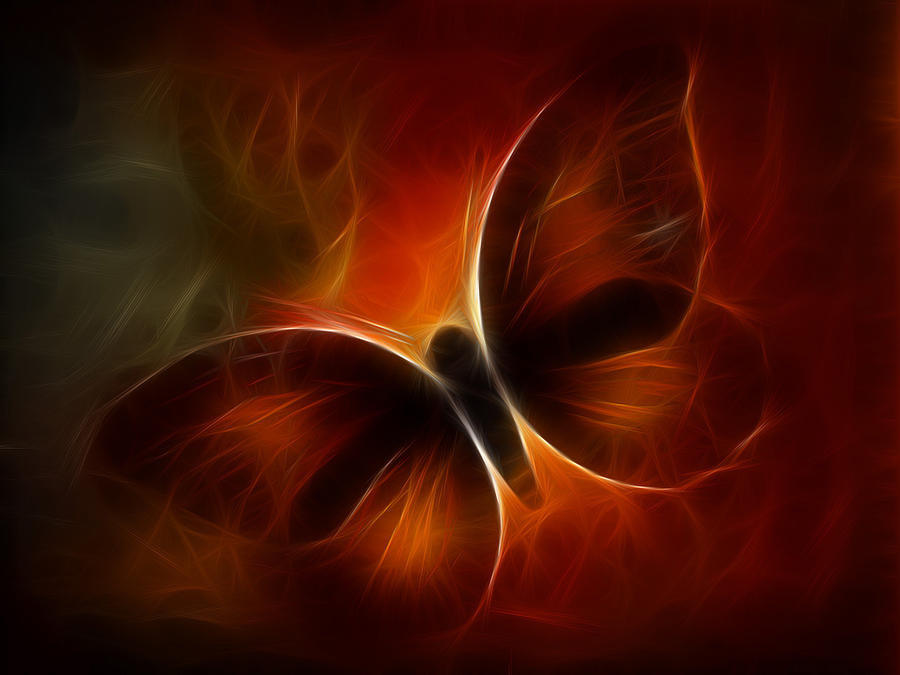 Butterfly Kisses Digital Art by Holly Ethan