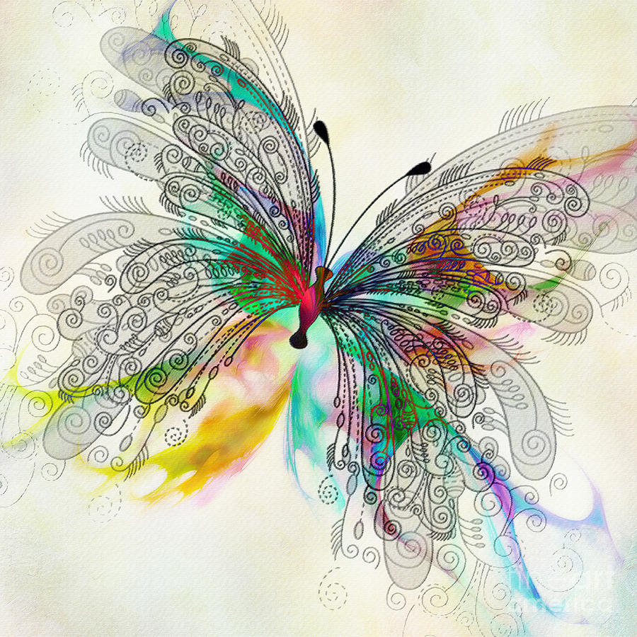 Butterfly Digital Art by Klara Acel