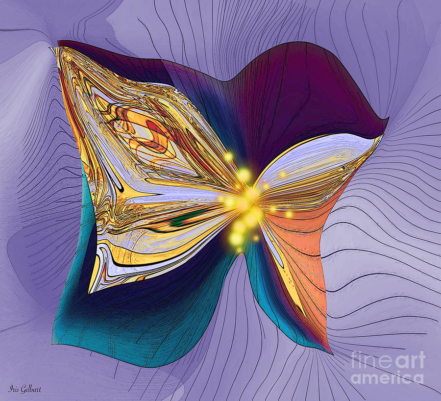 Butterfly Love Digital Art by Iris Gelbart