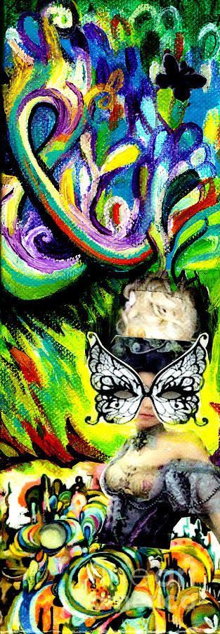 Butterfly Masquerade Painting by Genevieve Esson