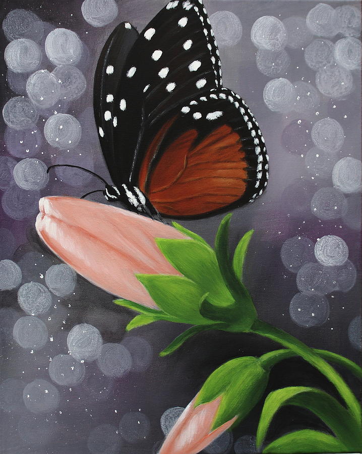 Butterfly Painting - Butterfly by Natalia Huff