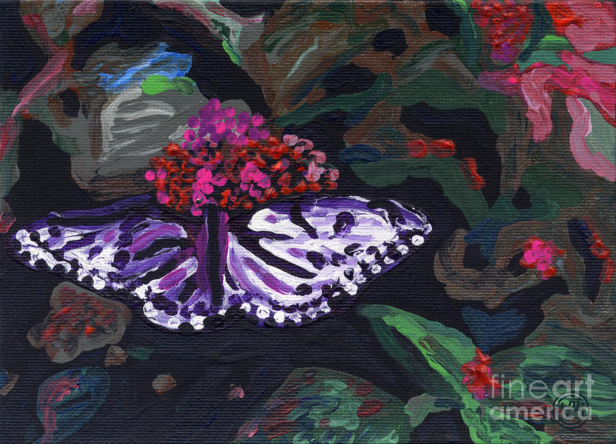 Butterfly no. 1 Painting by Helena M Langley