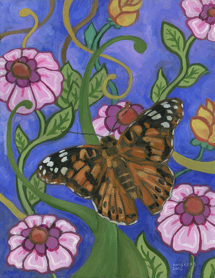 Butterfly No. 11 Painting by Randal Huiskens - Pixels