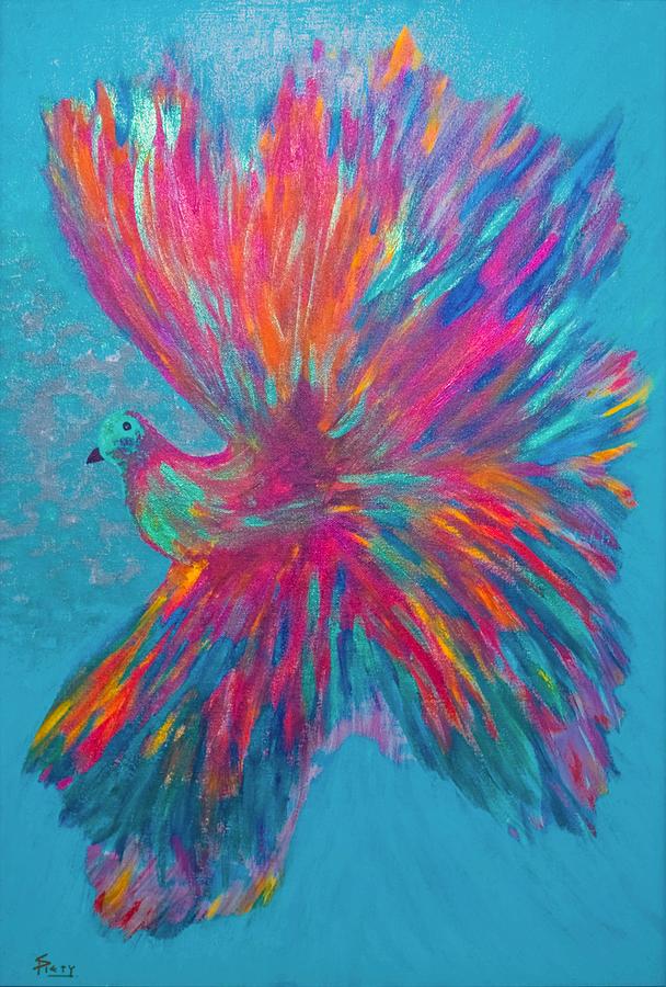 Butterfly Painting by Piety Dsilva