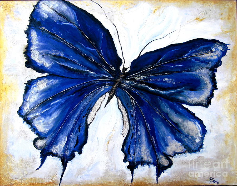 Butterfly Painting by Susan Art - Pixels