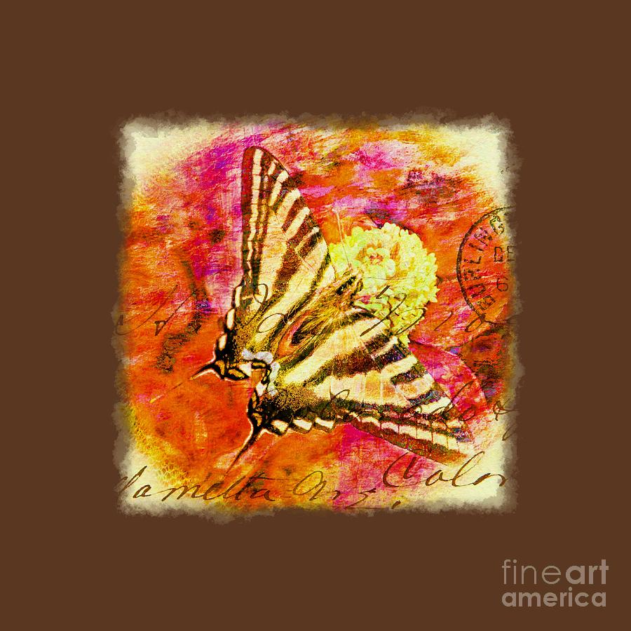 Butterfly T - Shirt Print Photograph by Debbie Portwood