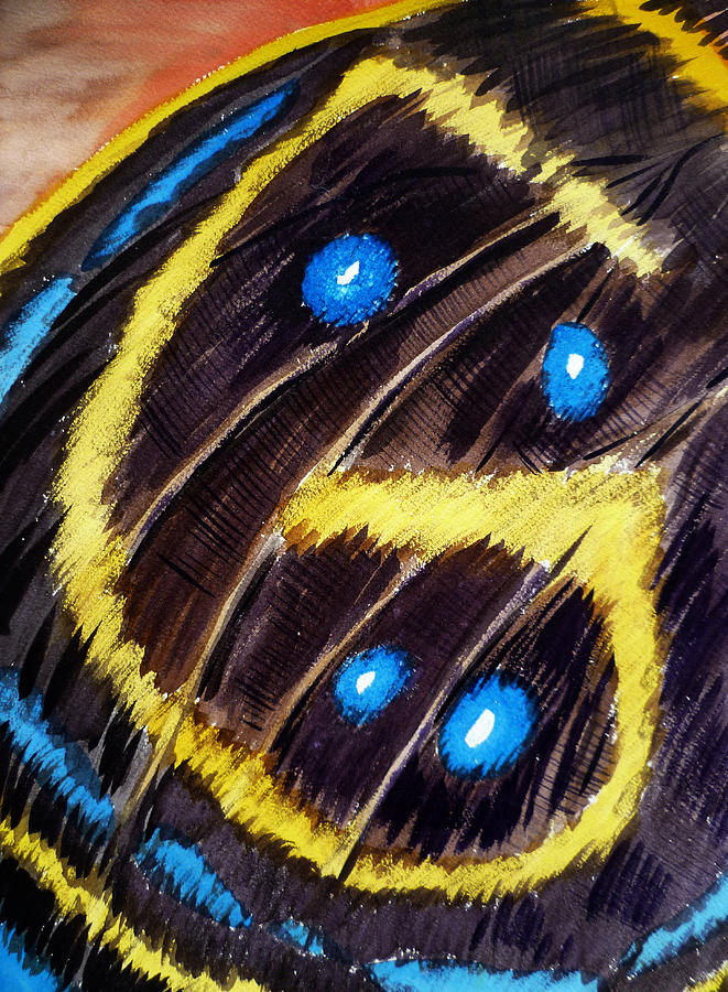 Butterfly Wing Painting by Irina Sztukowski