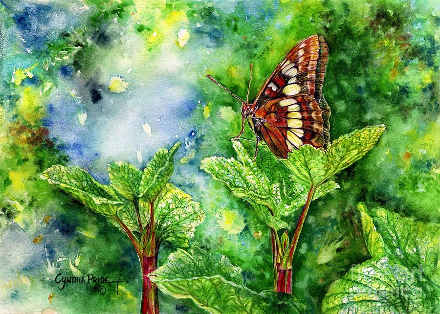 Butterfly Wonder Painting by Cynthia Pride