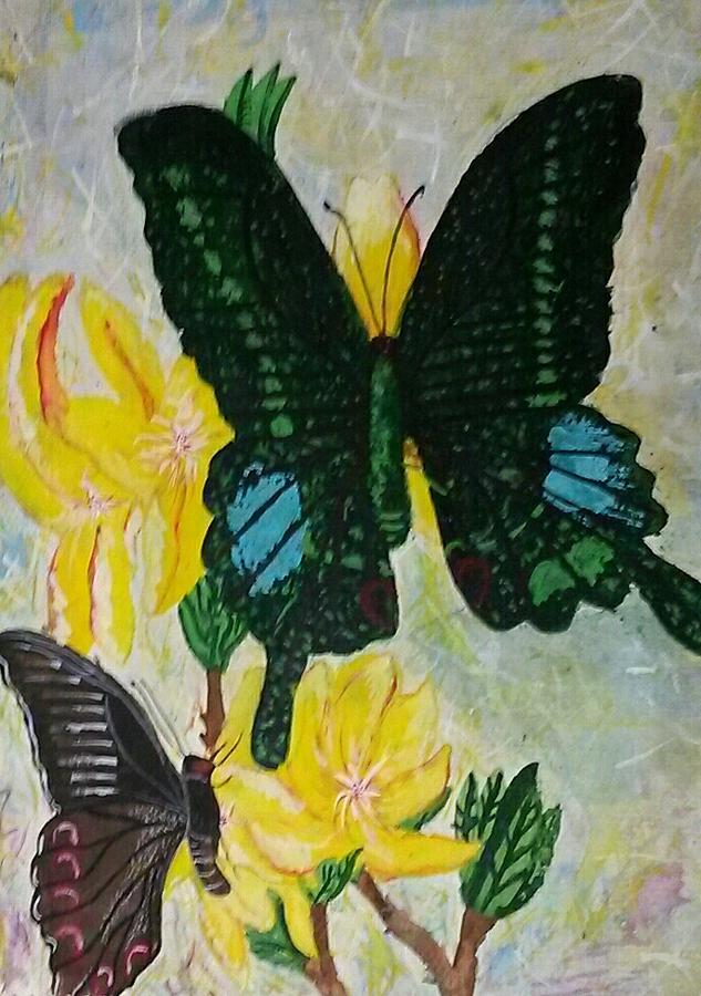 Wildlife Painting - Butterfly Wonders by Joetta Beauford