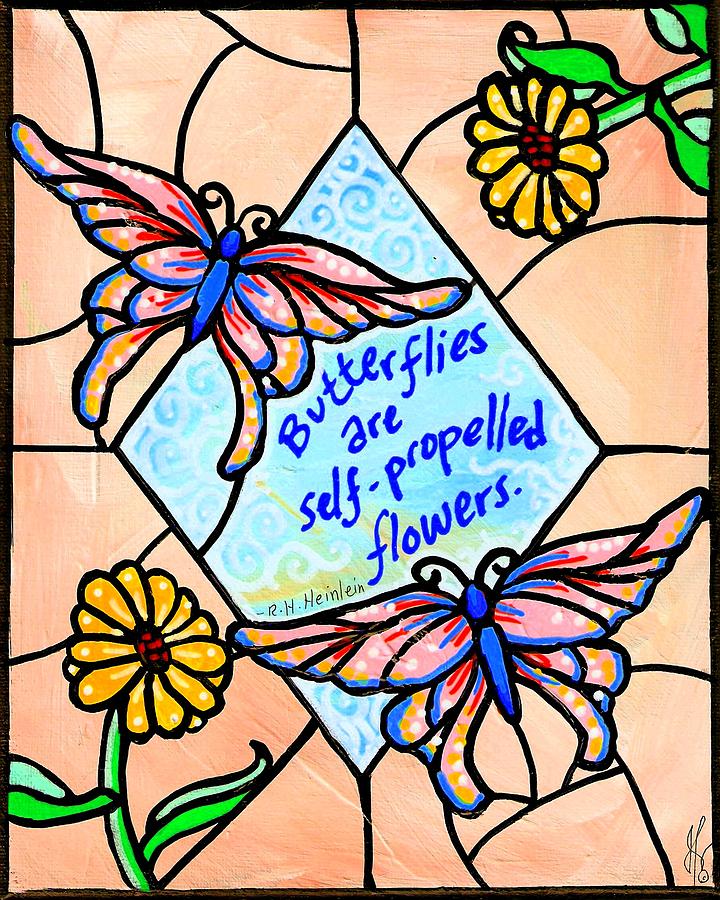 ButterflyWhispers1 Painting by Jim Harris