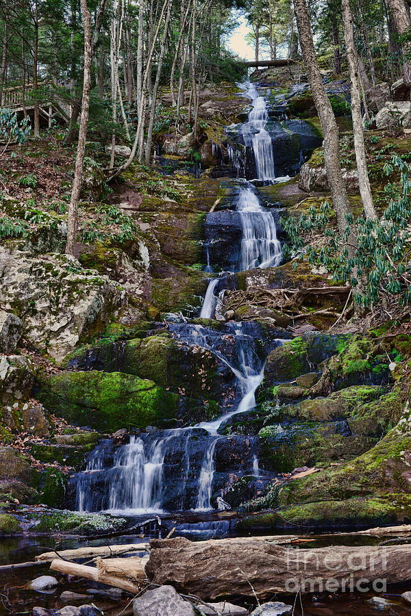 Waterfall Photograph - Buttermilk Falls All 200 feet by Paul Ward