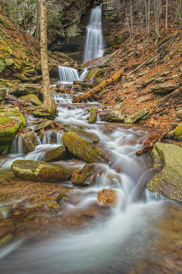 Buttermilk Falls In Early Spring Photograph by Angelo Marcialis