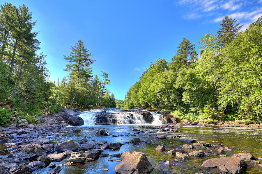 Buttermilk Falls in the Adirondacks Photograph by David Patterson