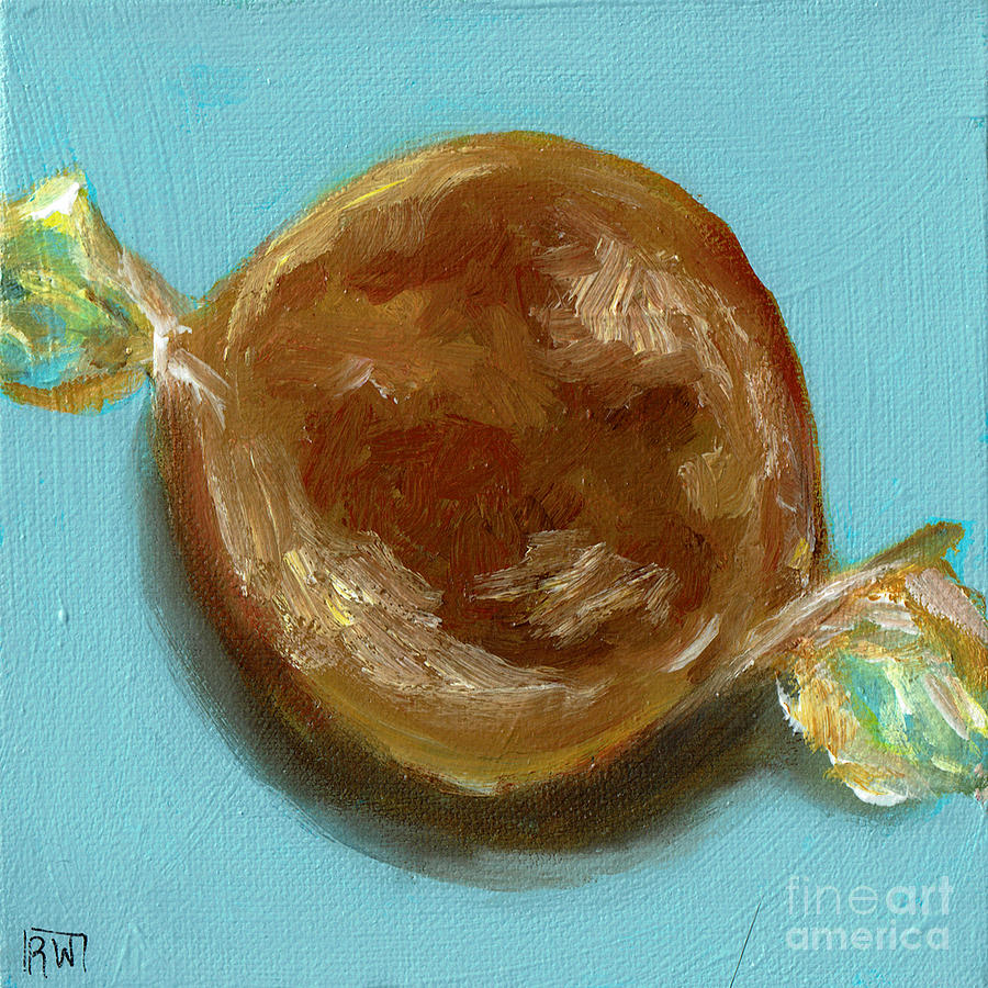 Butterscotch Painting by Robin Wiesneth