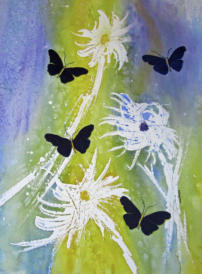 Butteryfly Flutter Painting by Elvira Ingram