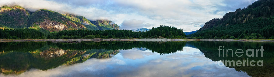 Buttle Lake Panorama Photograph by Carrie Cole