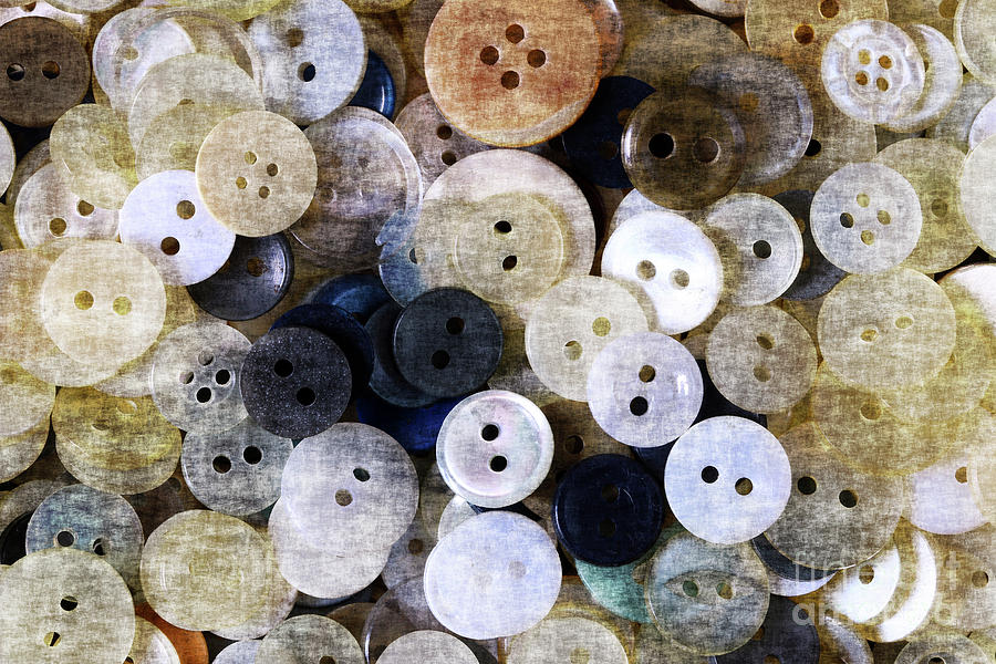 Buttons in grunge style Photograph by Michal Boubin