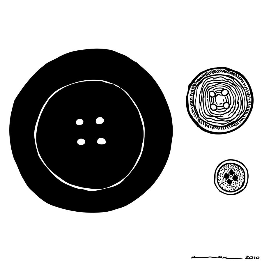 Sewing Button Drawing Stock Illustration  Download Image Now  2015 Black  And White Black Color  iStock