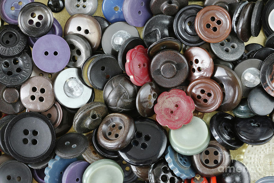 Buttons Photograph by Michal Boubin