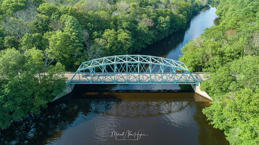 Butts Bridge Summertime Photograph by Veterans Aerial Media LLC